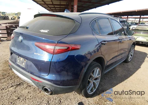 2018 Alfa Romeo Stelvio Ti Sport Awd z USA, uszkodzony, nr VIN ZASFAKNN9J7B95071